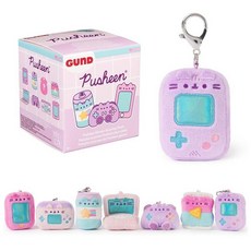 GUND Pusheen 게이머 서프라이즈 플러시 시리즈 #24 미스터리 박스 플러시 멀티컬러 7.6cm(3인치) (랜덤 스타일 8가지 중 1개) 256735, Pusheen Gamer Mystery Box