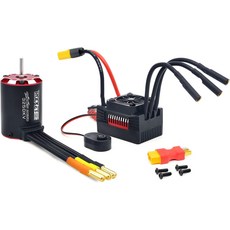 호비 RC 3650 3250KV 브러시리스 모터 및 방수 60A ESC 세트를 능가하는 110 자동차 업그레이드 부품 제공