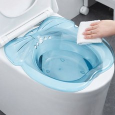 변기호환 접이식 좌욕기 리본대야 셀프 온수좌욕기