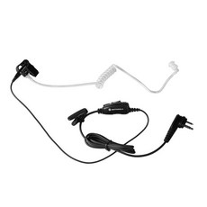Motorola HKLN4599 오리지널 D-스타일 이어피스 인라인 마이크 및 PTT 3.5mm 오디오 잭 포함, HKLN4601