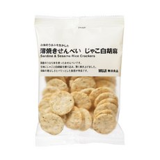 일본 무인양품 쌀의 맛을 살린 쟈코 생선 흰깨맛 50g, 1개