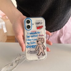 韓系藍字母小貓小狗適用iPhone16蘋果15ProMax/14/13手機殼新款女, 1件, 藍字母小狗 單殼:蘋果13Pro