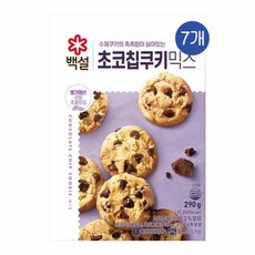 CJ 백설 초코칩쿠키믹스, 290g, 7개