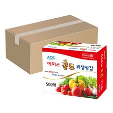 에이스 골드 위생장갑 500매, 500개입, 10개