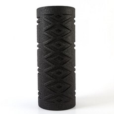 폼롤러 하드 마사지 스트레칭 요가 필라테스, 1개, 38x15 블랙