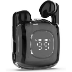 언어 번역기 이어버드 138개 실시간 번역 장치 블루투스 온라인 양방향 음성 번역 능동 소음 감소 및 높은 정확도(그레이 블랙), 번역기 언어 동시통역기 이어버드 138개 언어가 지원되