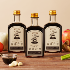 (저당) 국산 수제 저염 만능 맛간장 달콩간장 저당, 3개, 300ml
