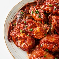 꽃게무침 양념 국내산 꽃게살 맛집 밥도둑 매콤달콤 1kg