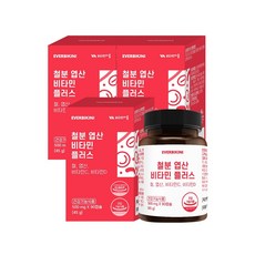 에버비키니 철분 엽산 비타민 플러스 45g, 90정, 3개