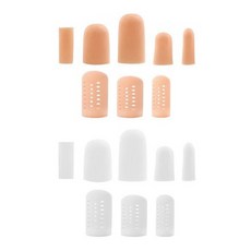 실리콘 관절보호 골무18종 손가락 발가락 보호 통기성 골무, 1개