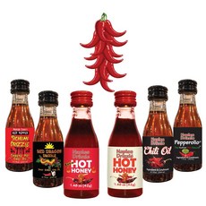 6팩 샘플러 핫 허니 & 칠리 오일