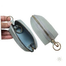 지퍼 소형 파우치 열쇠고리 카드지갑 동전지갑 인조가죽 휴대용 미니 수납케이스, 상세페이지 참조