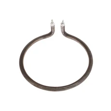 원형 전기 웍 가열 포트 튜브 다리미 포함 녹 방지 히터 액세서리 파이프 500 W 800W 건조 연소 가능, 01 13.5cm