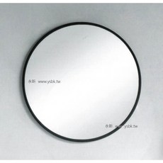 永昕衛廚 不鏽鋼圓形明鏡 黑框 圓鏡 YSL02560