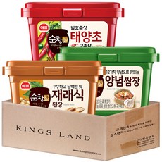 해표 순창궁 고추장+된장+쌈장 500g 3종세트, 1세트