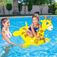 베스트웨이 유아용 에어 튜브 BW_41082KR 타고노는 기린, 단품, 1개