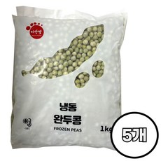 마당발 냉동완두콩 /볶음밥 이유식 다양한요리 대용량, 5개, 1kg