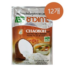 차오코 코코넛 밀크 파우더 분말, 60g, 12개