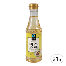 청정원 생강 매실 맛술, 410ml, 21개