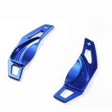 자동차 알루미늄 스티어링 휠 시프트 패들 시프터 기어 확장 스타일링 인테리어, 3. 파란색