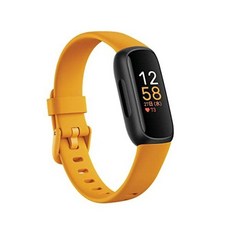 Fitbit 인스파이어 3 건강 지표 심박수 수면, 모닝 글로우/블랙