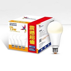 ADATA 威剛 LED 燈泡, 1個, 黃光