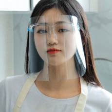 투명 안면 마스크 안경식 가리개 주방 안면 보호 마스크 위생 안경형 보안경 김서림 작업용 방역 안전 방지