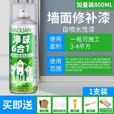 벽 스프레이 곰팡이 제거 낙서 페인트 얼룩 청소, 대면적패치페인트800ml*1 약, 1개