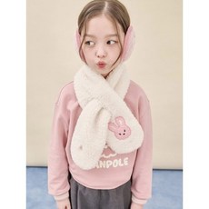 빈폴키즈 토끼 빙키 보아 머플러 아이보리 BI5X84U020 2646110