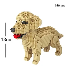 매우 귀여운 애완 동물 미니 닥스훈트 개 빌딩 블록 장난감: 선호 선물 뛰어난 품질 어린이를 위한 재미있