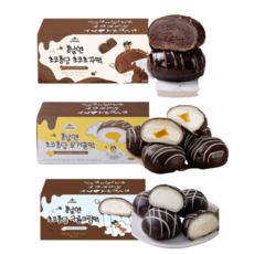 [봄날엔 초코퐁당 세트] 초코퐁당 초코초꾸떡 x 초코퐁당 구름크림떡 x 초코퐁당 요거꿀떡, 1개, 1.26kg