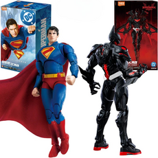블록스 슈퍼맨 배트맨 비욘드 액션 피규어 저스티스 리그 데이비드 건 모델 선물용 상자, 1개