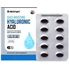 엔젯오리진 데일리 모이스처 히알루론산 700mg 60캡슐(1개월분), 30회분, 1개