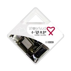 루미오라 실버날크립 날 40매 페이퍼클립 문구용 메모 문서클립