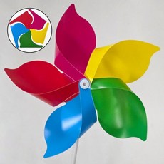 DIY왕바람개비 5날개 22cm 봄행사장식 포토존 거리축제 야외무대 전시소품, DIY왕바람개비 5날개 22cm 봄행사장식 포토존 거리
