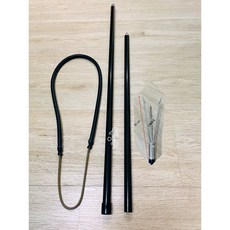 潛鯨 漁獵鋁合金魚叉 捕魚 黃金傳說濱口 夜潛 朔溪, 鋁合金 2節-117cm 三齒叉, 1個