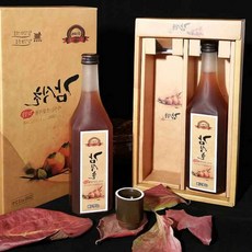 선물 세트 500ml 2병 3년숙성 감 식초 발효 알카리성 전통 명절 추석 설 연말 답례