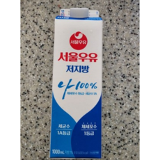 서울우유 저지방우유, 4개, 1L