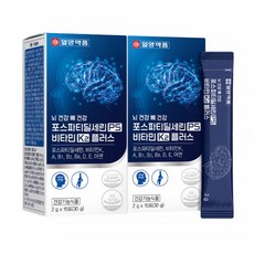 일양약품 뇌 건강 뼈 건강 PS K 플러스 (2g x 15포), 2박스, 30g