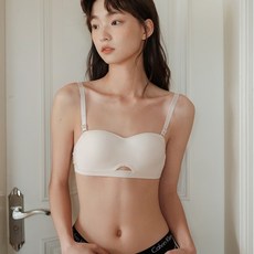 兩穿無鋼圈內衣 抹胸內衣 防滑 可無肩帶 少女內衣 鏤空 學生內衣 上托 防下垂 露肩 文胸