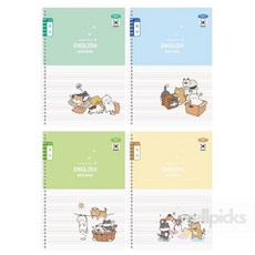 웰픽스 초등 3-6 스프링 영어 노트 10권, 혼합색상, 10개, 혼합