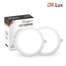 닥터룩스 LED 다운라이트 6인치 20W 방습형, 2개