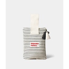 매장정품 마스마룰즈 MASMARULEZ Strap pouch _ 와플 스트라이프 블랙 5002882927 142002