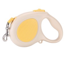 반려견 목줄 이탈 방지 중소형견 자동 신축 목줄 야외 산책용 반려견 목줄, 1개, yellow