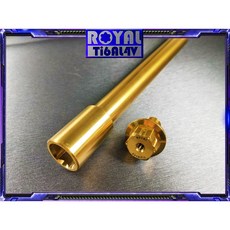 【瘋螺絲】ROYAL TL500 鈦合金輪芯 SYM 前/後輪芯組 64正鈦 土豪金, 1個