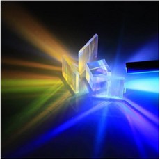 프리즘 및 만화경 20mm 큐브 빔 분할기 1개 4개 크로스 이색성 X 큐빅 광학 정사각형 과학 교실 키트