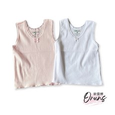 小三福 台灣製 蕾絲成長型羅紋背心 女童/大人/幼童 衛生衣 內搭衣