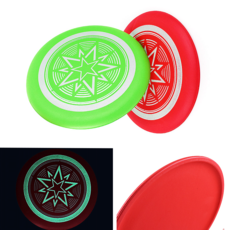 야광 원반 학교체육 운동회 안전 플라잉디스크 야유회 단체게임 레크레이션 원반던지기, 레드, 1개, 레드