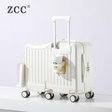 여행용 타는 캐리어 경량, 1개, 밀키화이트