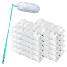 정전기 흡착 먼지올킬 롱 먼지털이 핸들 리필 20p, 민트, 1세트